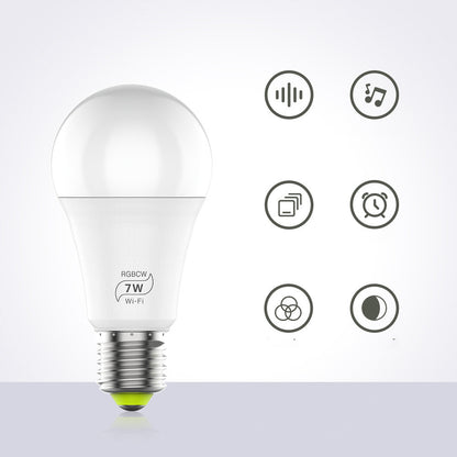 LED Smart Wifi Bulb | Alexa And Google Voice Control Colorful Lights