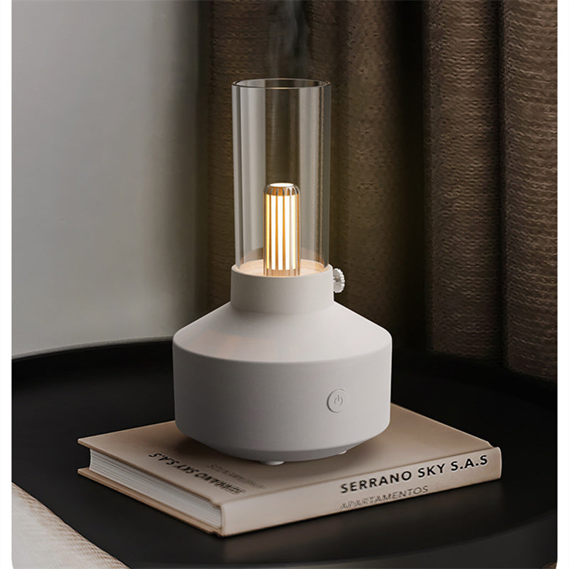 2023 Retro Night Light Aroma Diffuser | Essential Oil | LED Light Filament | Air Humidifier for Home