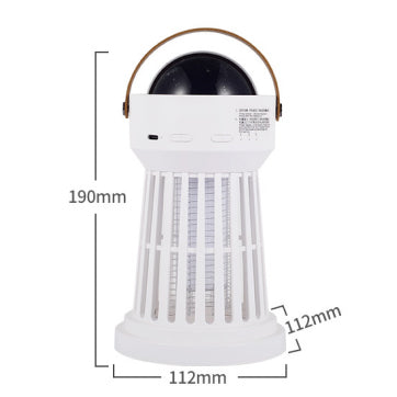 2 In 1 Electric Mosquito Killer Lamp | Star Ceiling Projection Kill Mosquitoes for Outdoor and Indoor