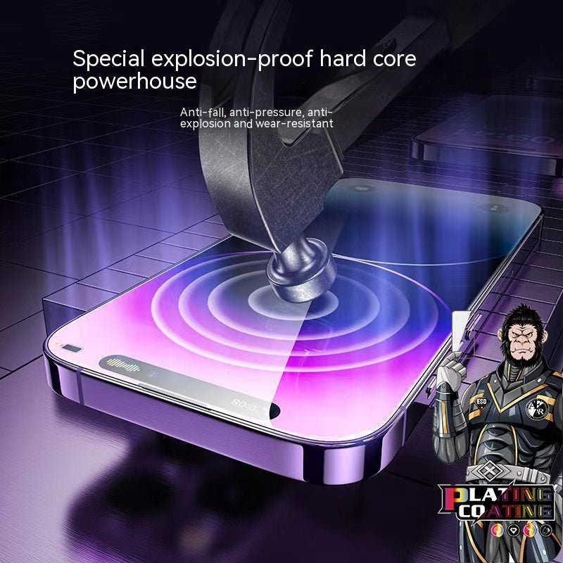 New iPhone 15 Series Electroplating Tempered Glass | Anti-fingerprint and Dust-proof