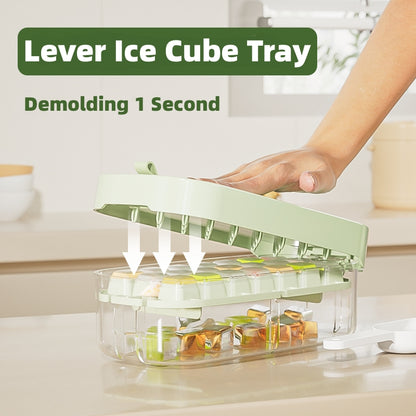 Ice Box Ice Cube Tray Grid High Capacity Food Grade Kitchen Gadgets