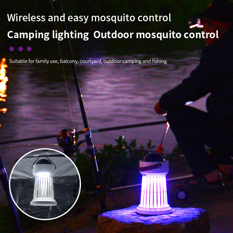 2 In 1 Electric Mosquito Killer Lamp | Star Ceiling Projection Kill Mosquitoes for Outdoor and Indoor