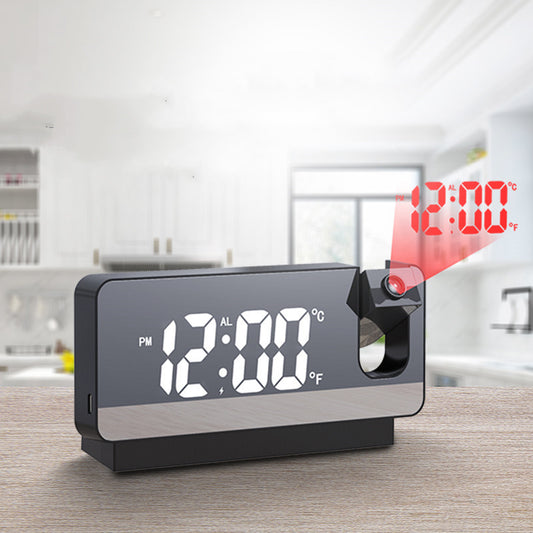 New 3D Projection LED Alarm Clock