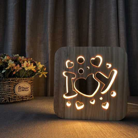 Creative Night Light | 3D wooden night light