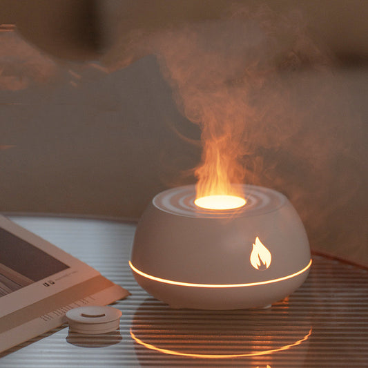 Usb Small Household Appliance Air Flame Humidifier Diffuser