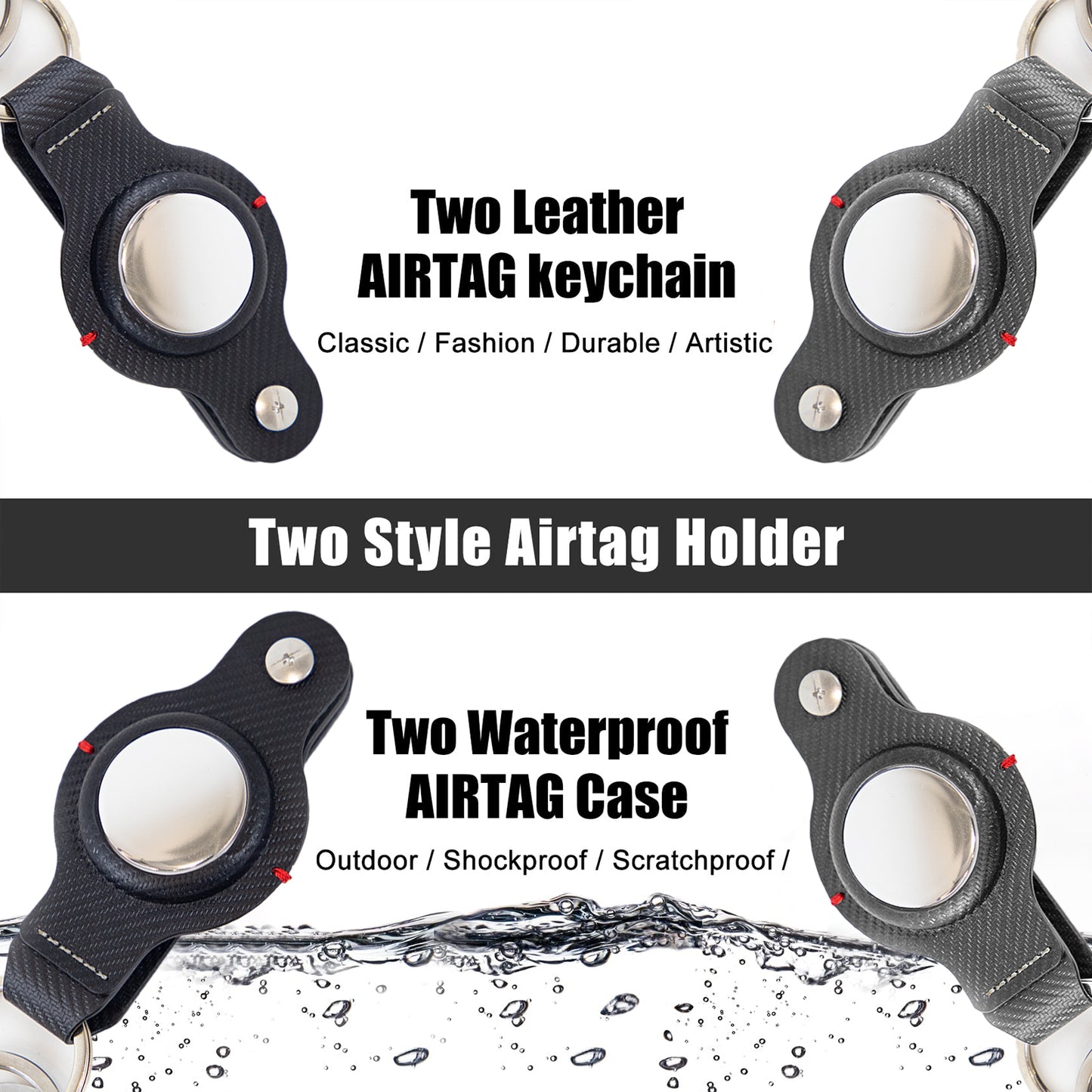 AirTag Secure Holder With Key Ring