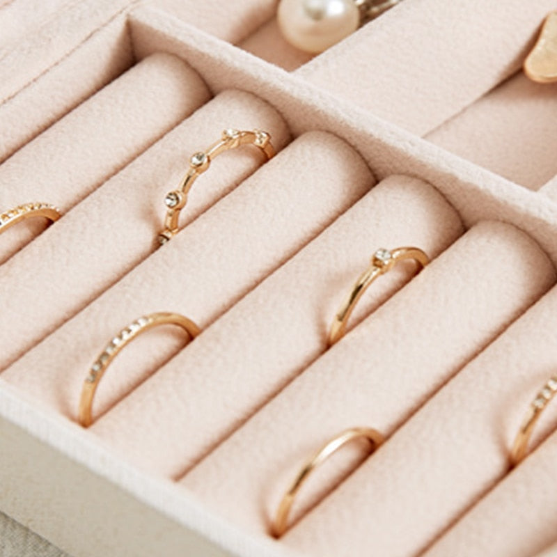 Earrings Ring Multi-Function Jewelry Storage Box