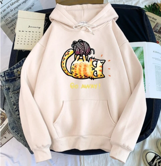 Creative Personality Pattern Hooded Sweater