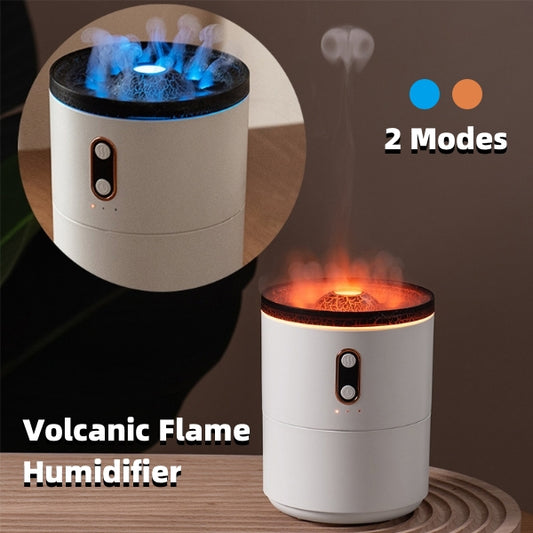 Portable USB Volcanic Flame Essential Oil Diffuser | Humidifier